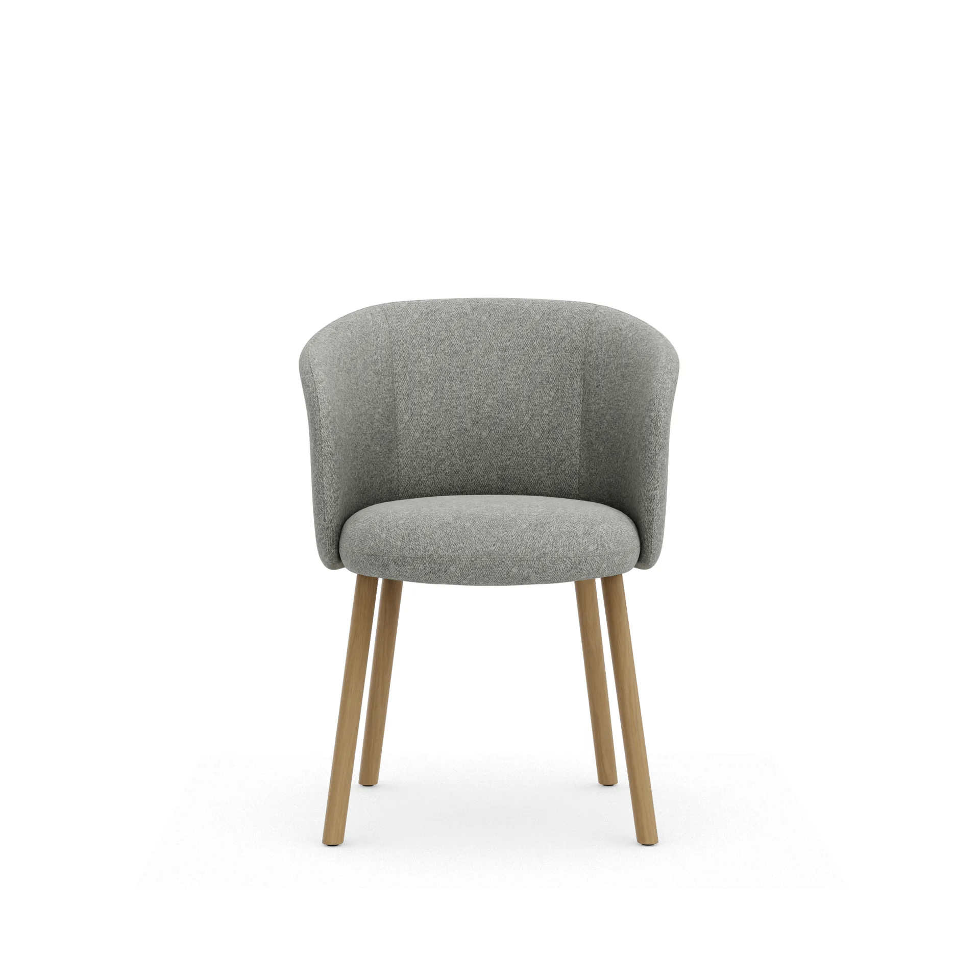 Mikado karmstol, Nubia Cream-sierra grey-natural oak Vitra