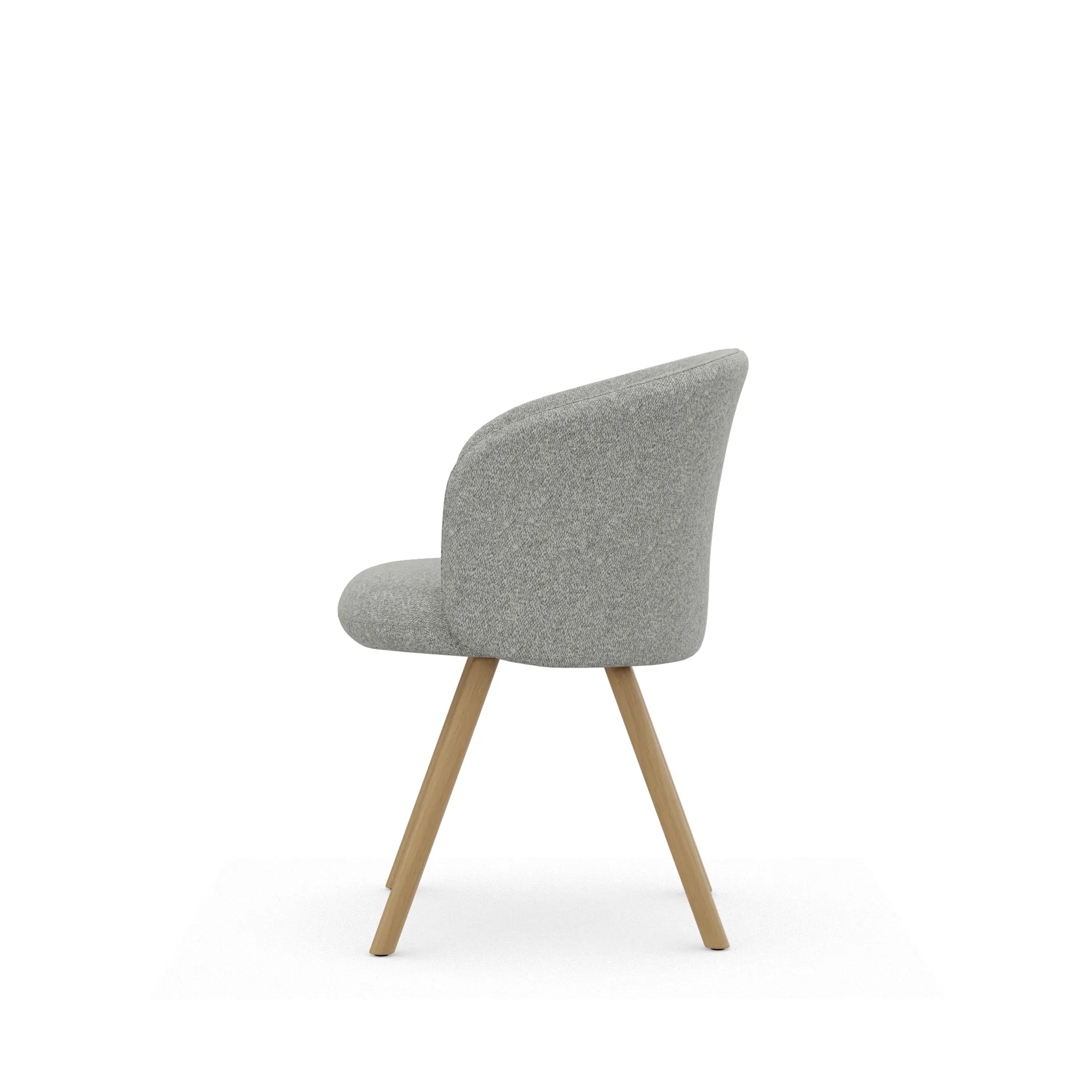 Mikado karmstol, Nubia Cream-sierra grey-natural oak Vitra