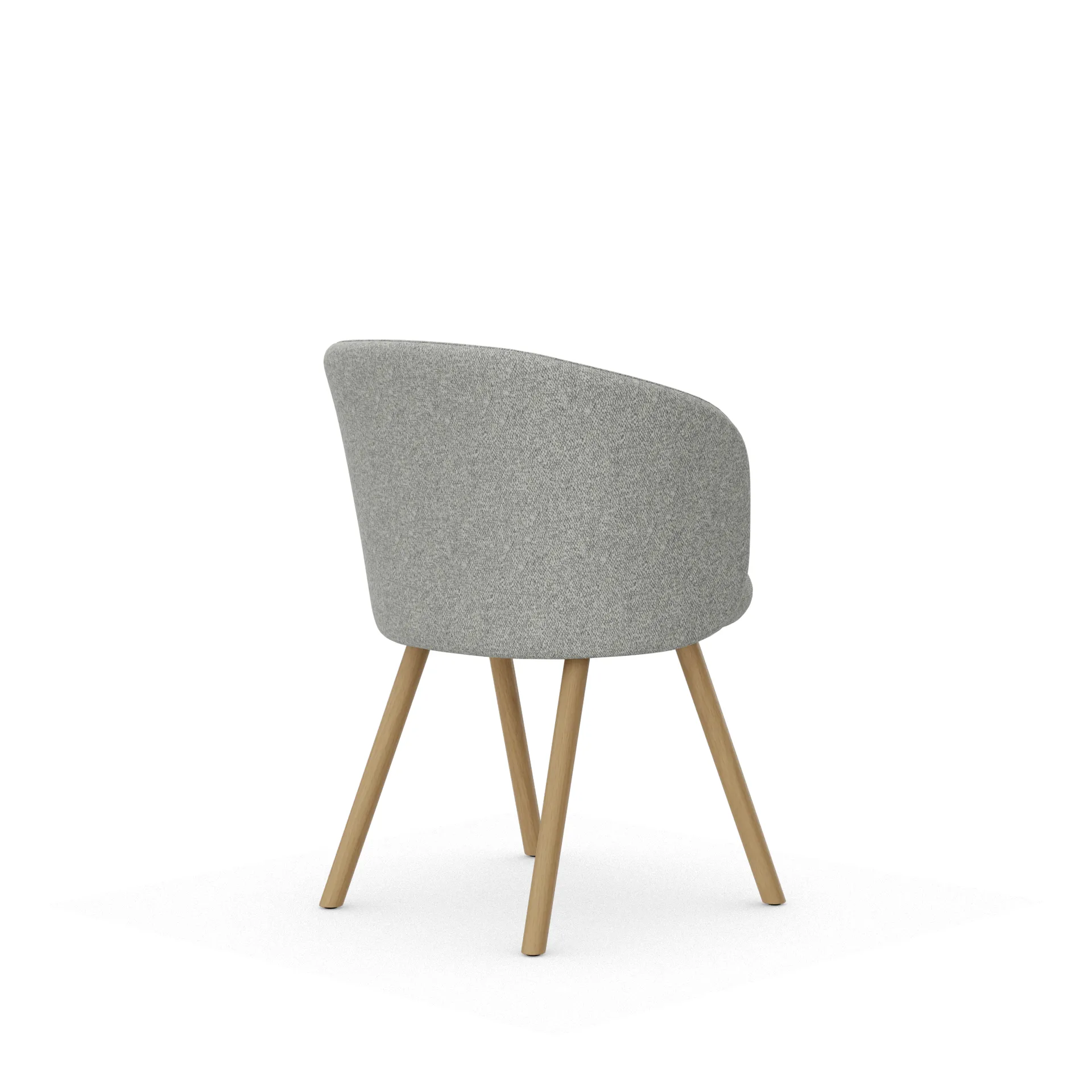 Mikado karmstol, Nubia Cream-sierra grey-natural oak Vitra