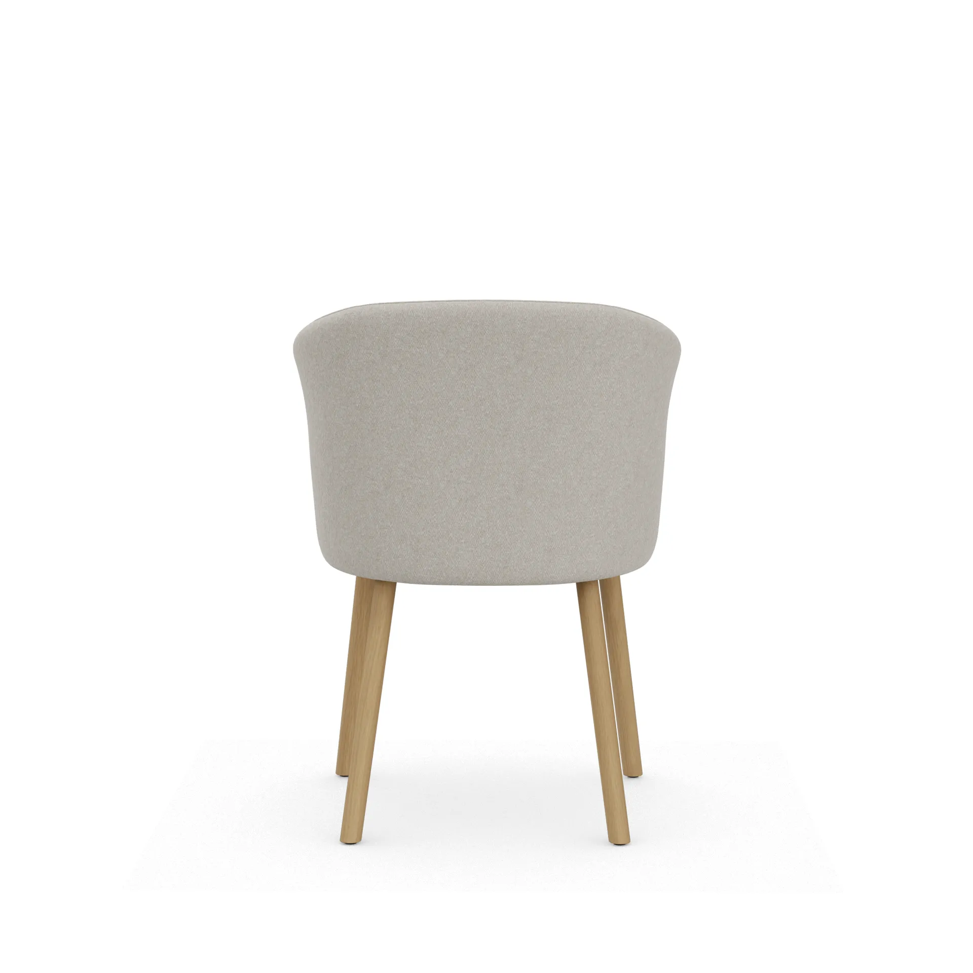 Mikado karmstol, Nubia Ivory-pearl-natural oak Vitra