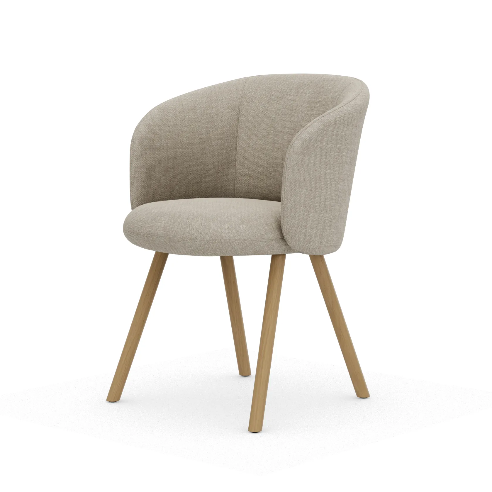 Mikado karmstol, Savana Pearl melange-natural oak Vitra