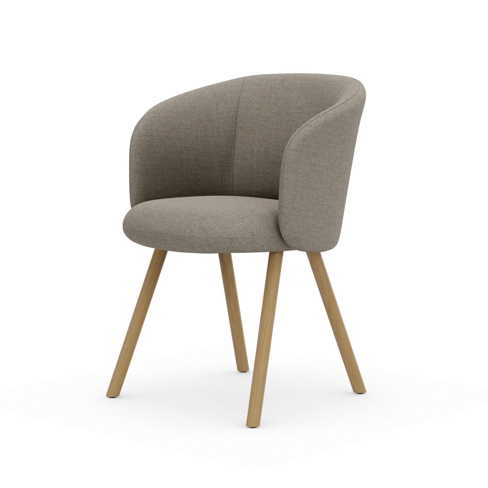 Mikado karmstol, Savana Sand melange-natural oak Vitra