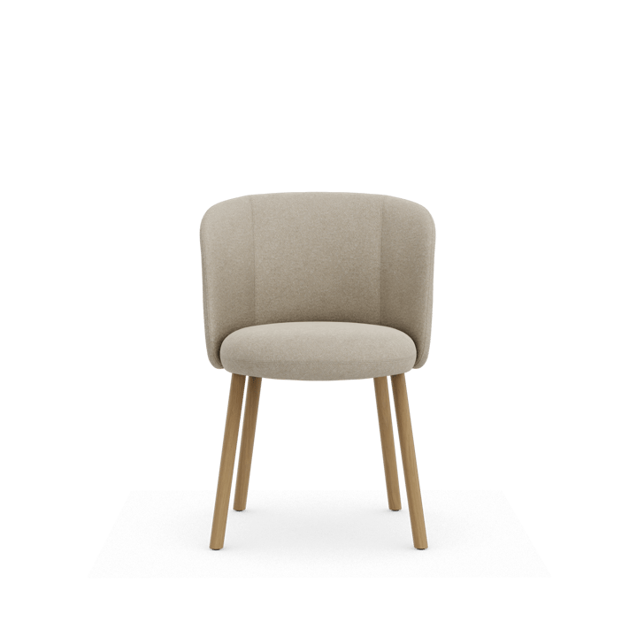 Mikado Side Chair stol - Nubia Cream-pearl-natural oak - Vitra