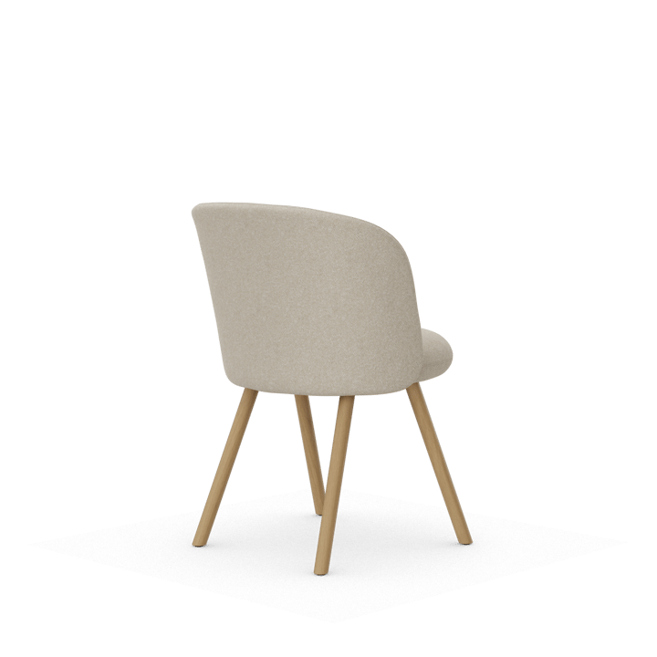 Mikado Side Chair stol, Nubia Cream-pearl-natural oak Vitra