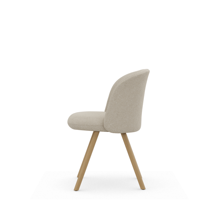 Mikado Side Chair stol - Nubia Cream-pearl-natural oak - Vitra