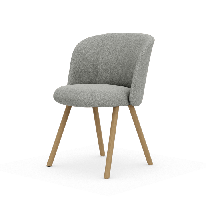 Mikado Side Chair stol - Nubia Cream-sierra grey-natural oak - Vitra
