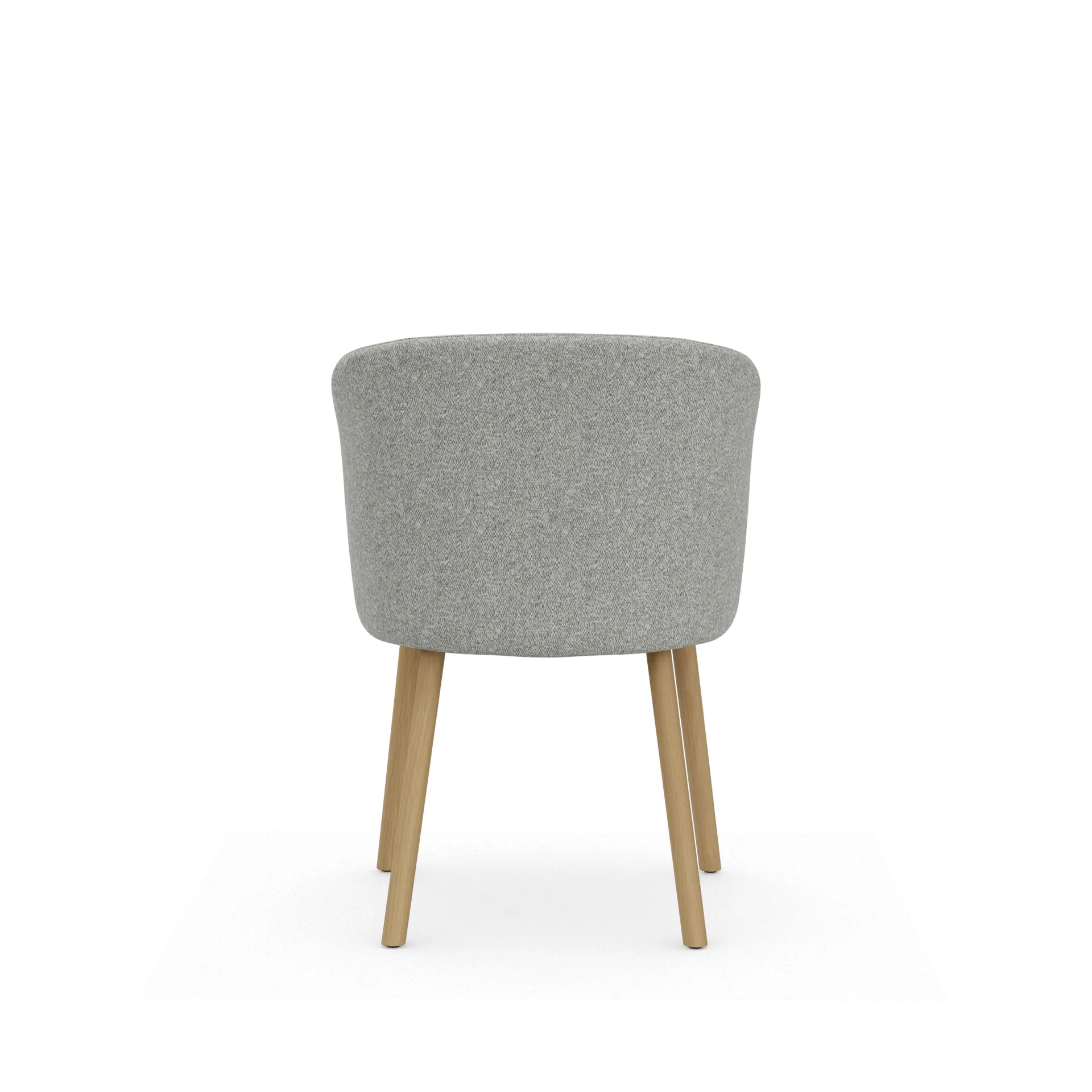 Mikado Side Chair stol, Nubia Cream-sierra grey-natural oak Vitra