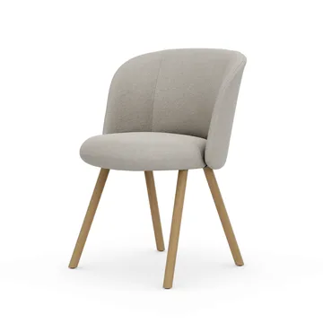 Mikado Side Chair stol - Nubia Ivory-pearl-natural oak - Vitra