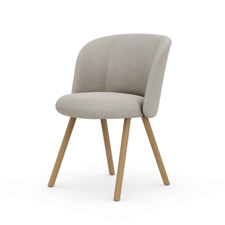 Mikado Side Chair stol - Nubia Ivory-pearl-natural oak - Vitra