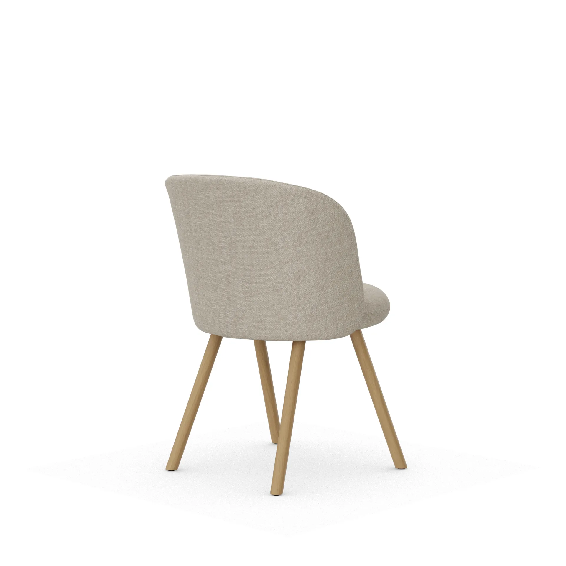 Mikado Side Chair stol, Savana Pearl melange-natural oak Vitra