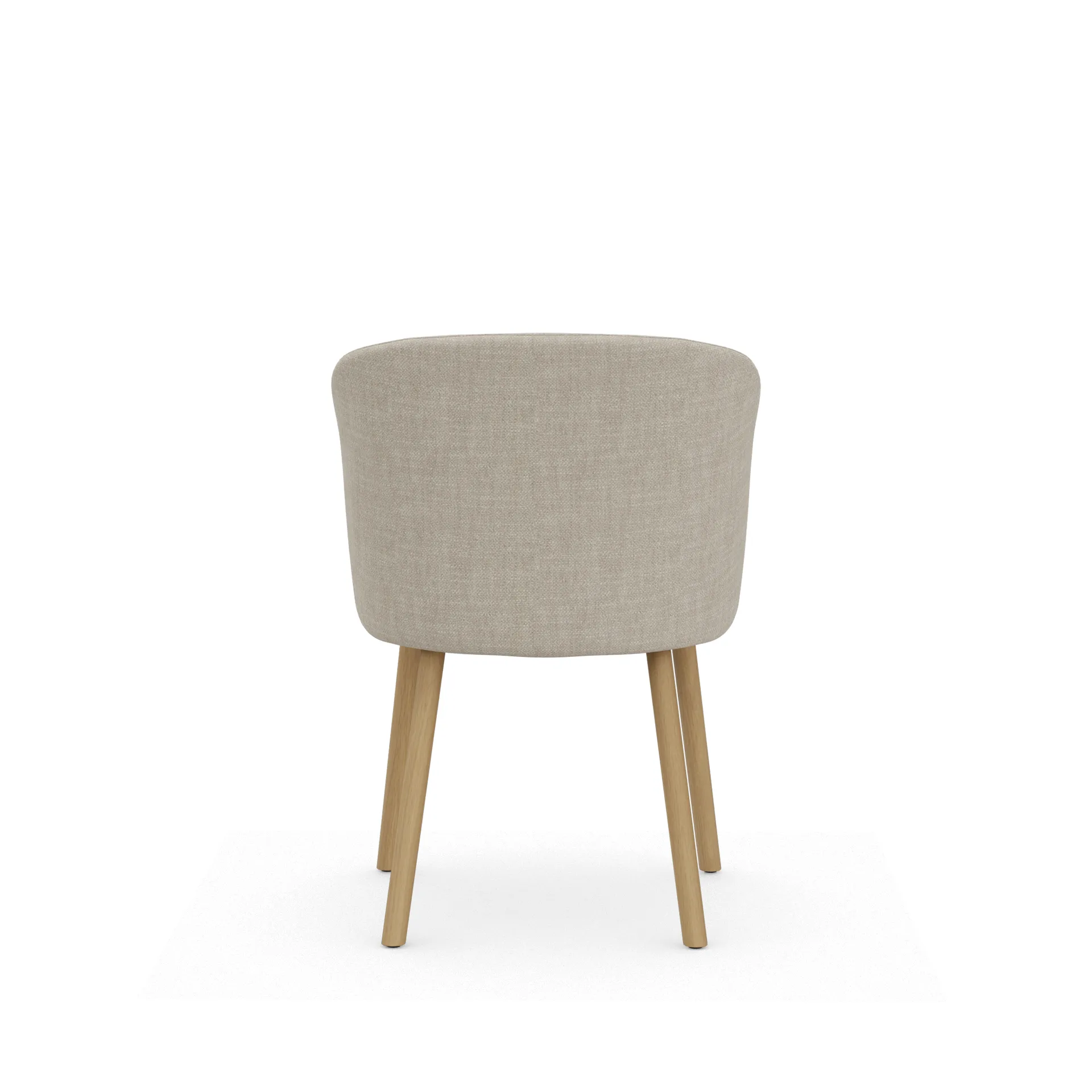 Mikado Side Chair stol, Savana Pearl melange-natural oak Vitra