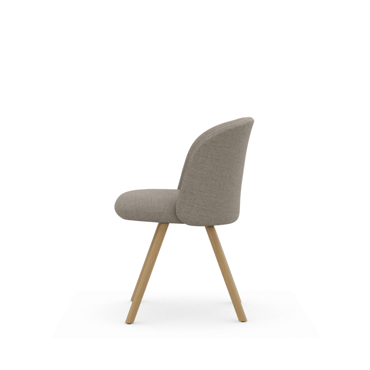 Mikado Side Chair stol, Savana Sand melange-natural oak Vitra