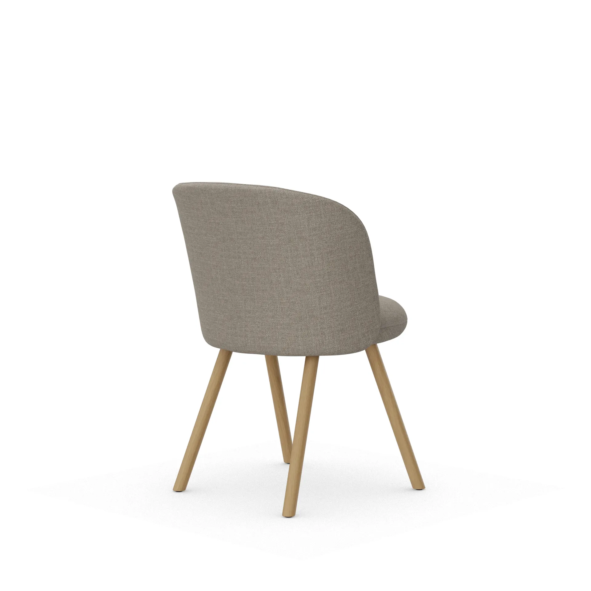 Mikado Side Chair stol, Savana Sand melange-natural oak Vitra