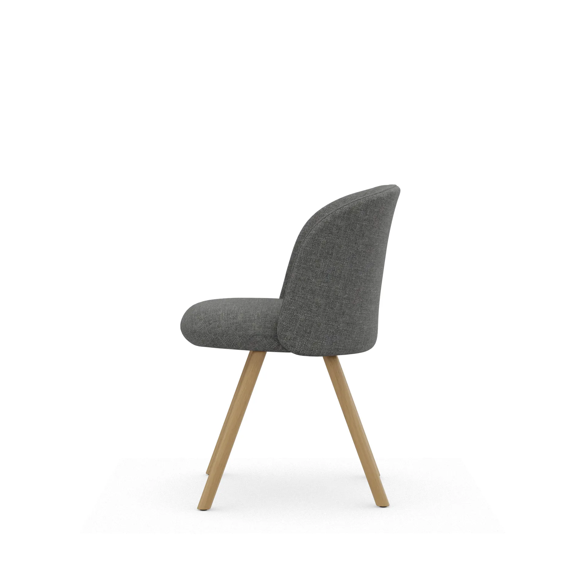 Mikado Side Chair stol, Savana Sierra melange-natural oak Vitra