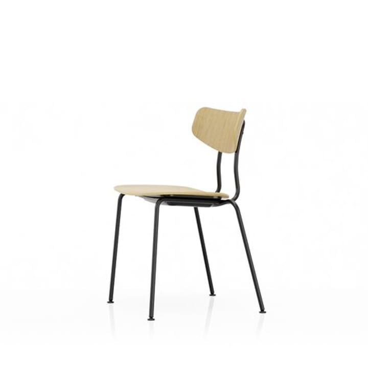 Moca stol - Natural oak-Black - Vitra