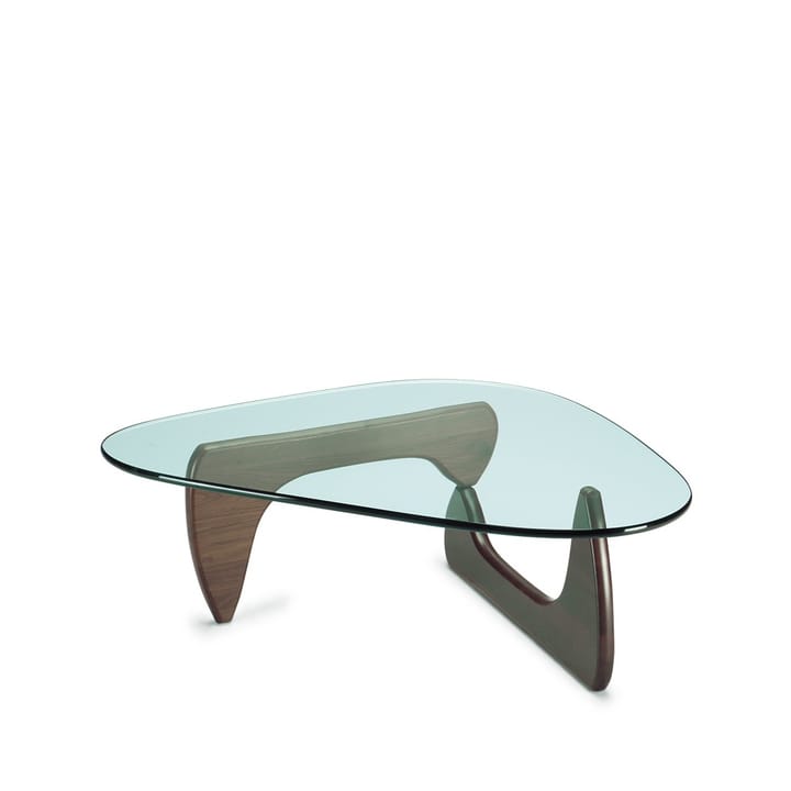 Noguchi coffee table soffbord glasskiva - Valnöt - Vitra