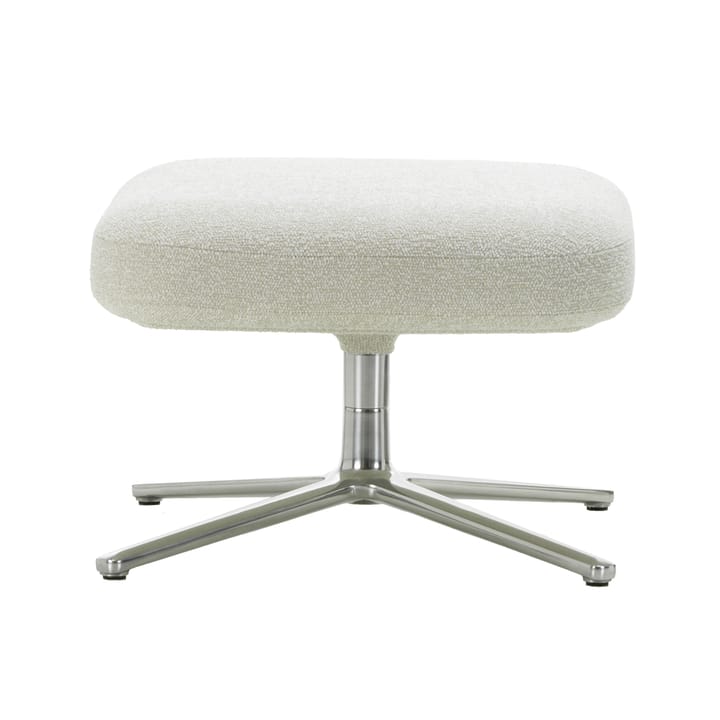 Ottoman fotpall aluminiumstativ - Nubia 01 ivory-pearl - Vitra