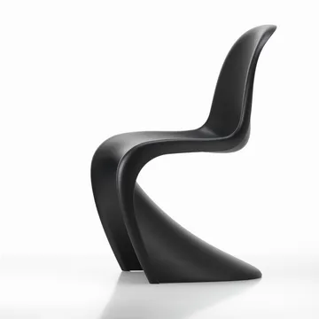 Panton Chair 50x61x86 cm - Deep black - Vitra