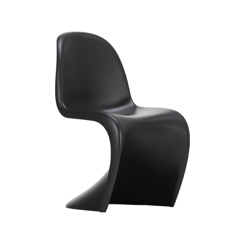 Panton Chair 50x61x86 cm, Deep black Vitra