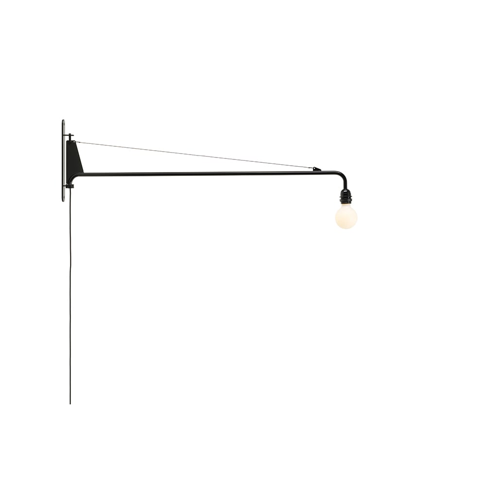 Vitra Petite Potence vägglampa Deep black | Skandinavisk Design | Vägglampor | Svart