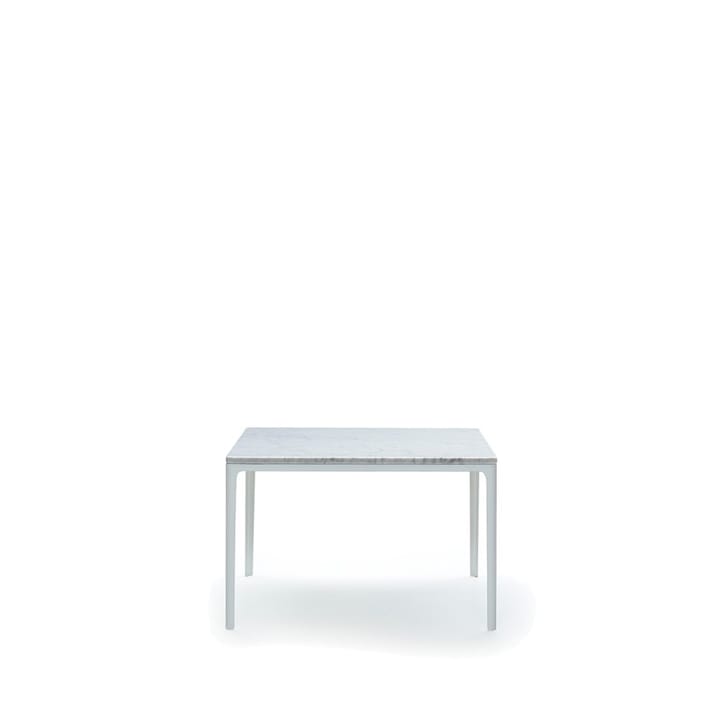 Plate table soffbord 41x41 cm - Marmor-Vita aluminiumben - Vitra