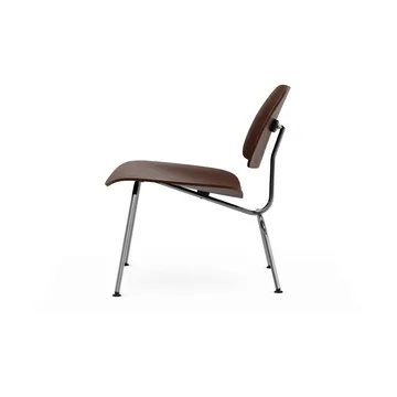 Plywood group LCM fåtölj - Valnöt-krom - Vitra