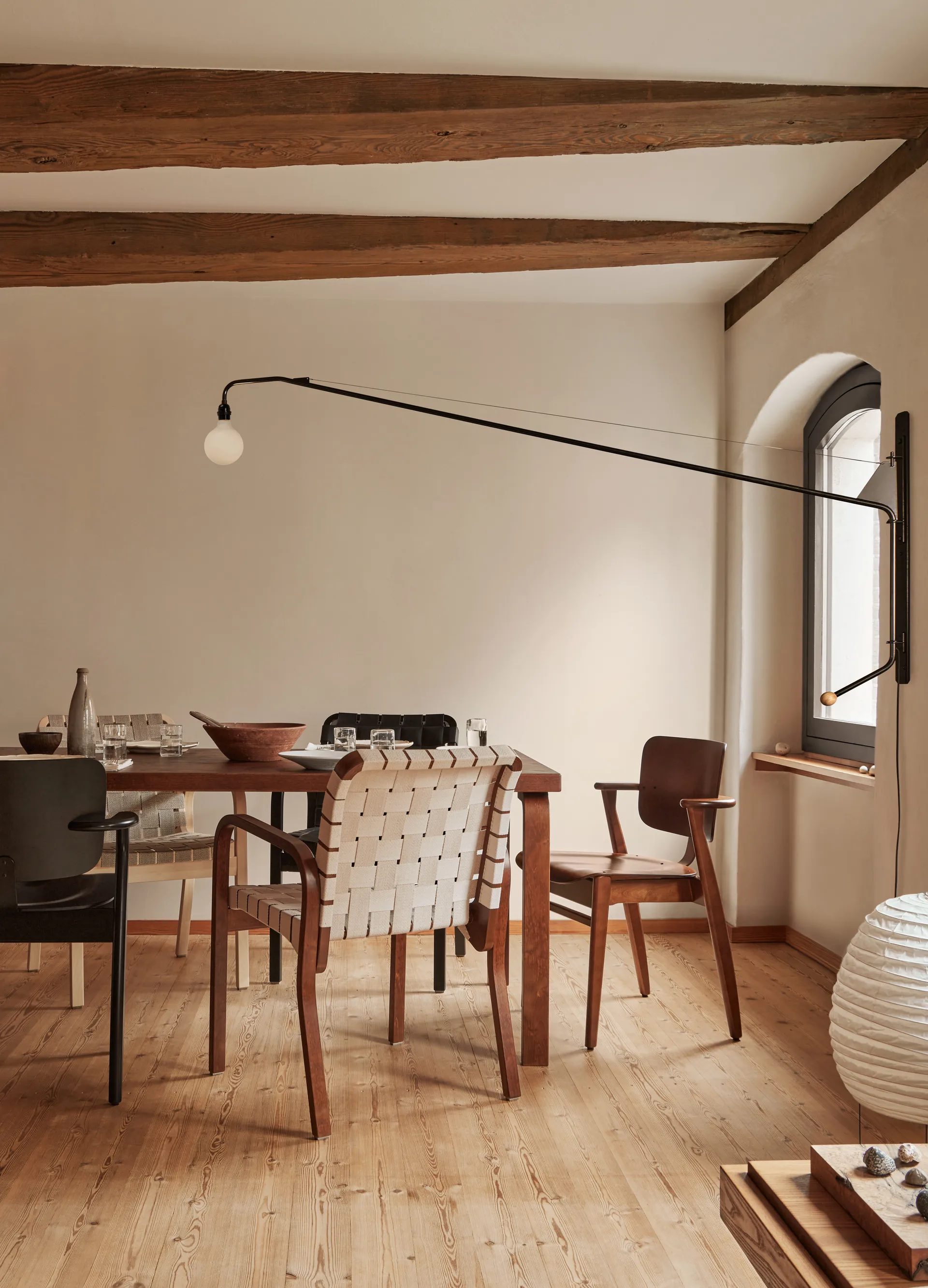 Potence vägglampa, Svart Vitra