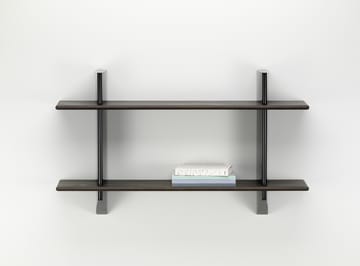 Rayonnage mural hylla - Dark oak-Deep black - Vitra