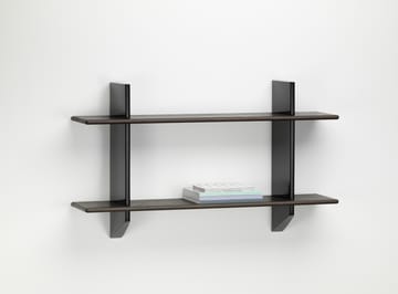 Rayonnage mural hylla - Dark oak-Deep black - Vitra
