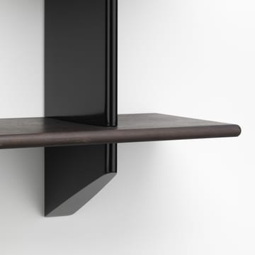 Rayonnage mural hylla - Dark oak-Deep black - Vitra