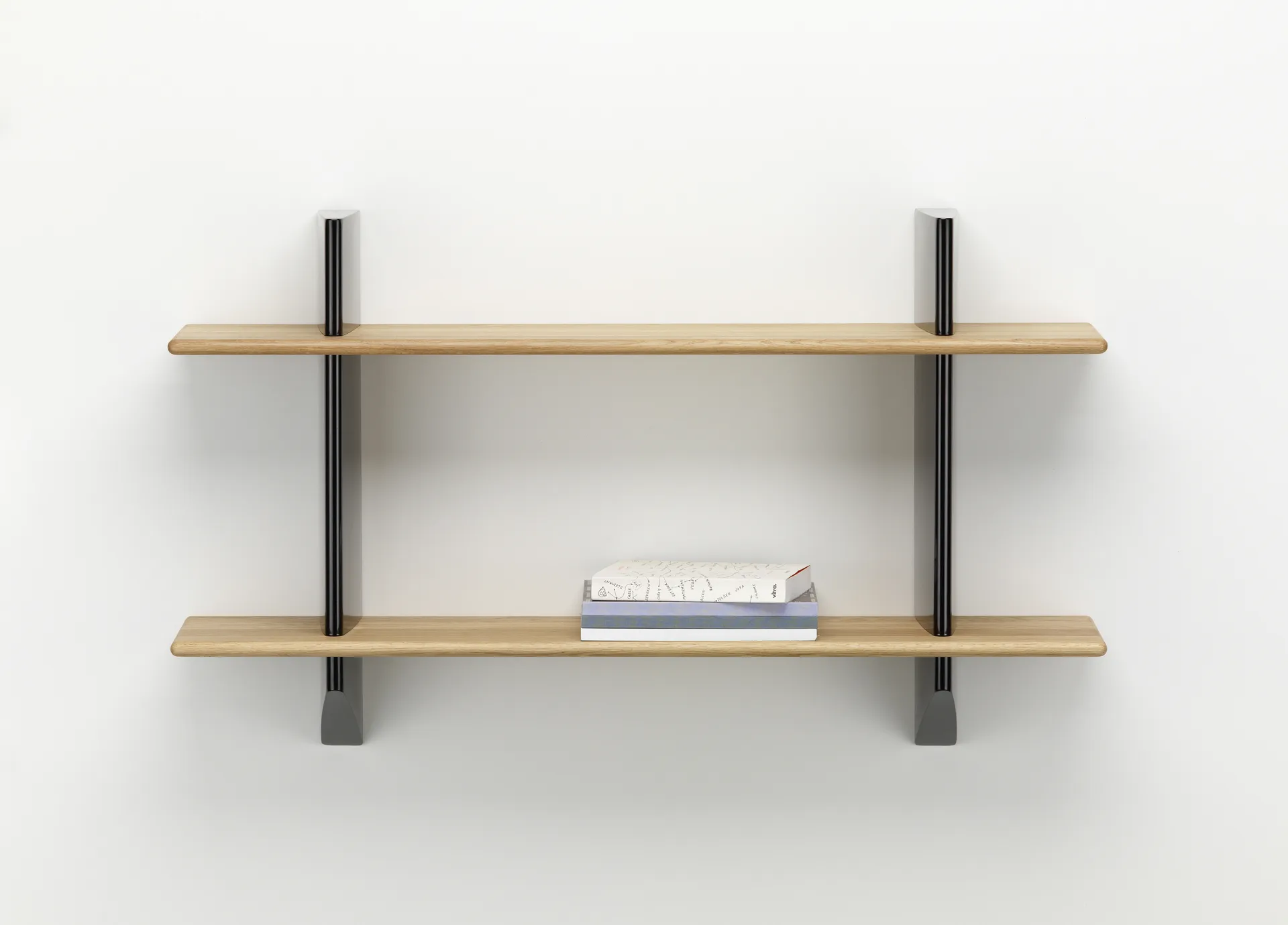 Rayonnage mural hylla, Oak-Deep black Vitra
