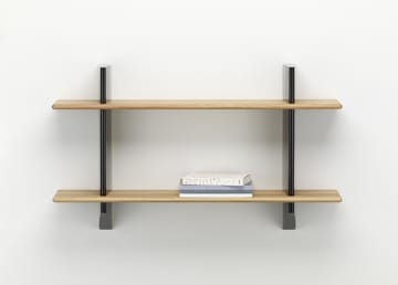 Rayonnage mural hylla - Oak-Deep black - Vitra