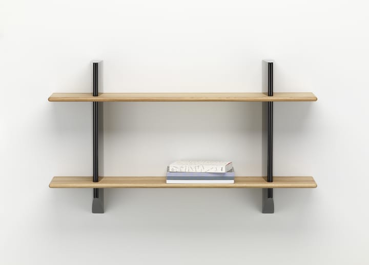 Rayonnage mural hylla, Oak-Deep black Vitra