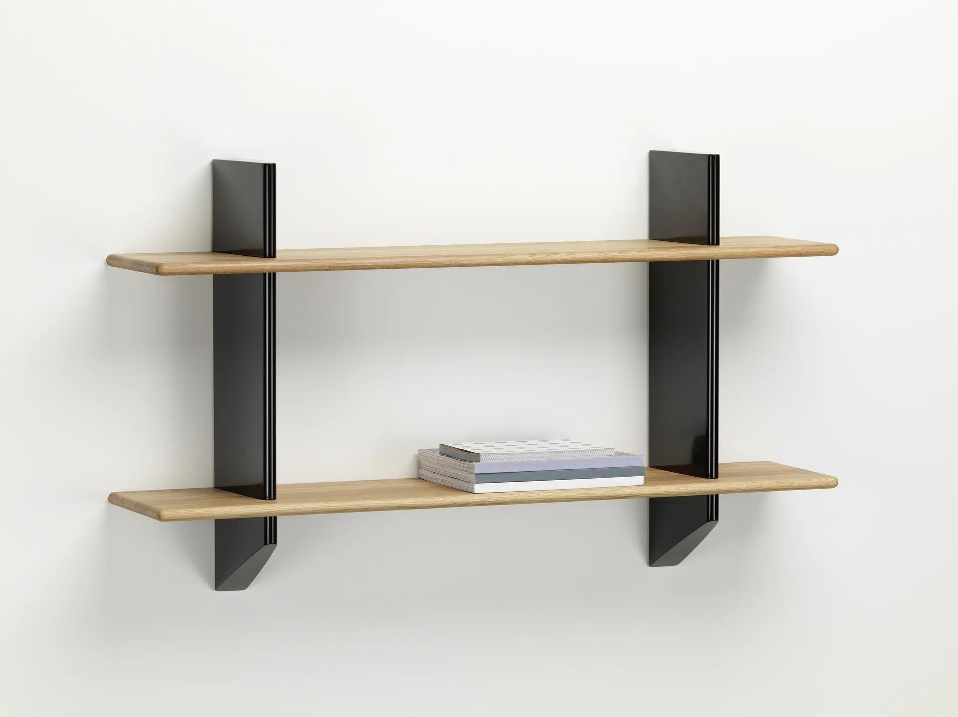 Rayonnage mural hylla, Oak-Deep black Vitra