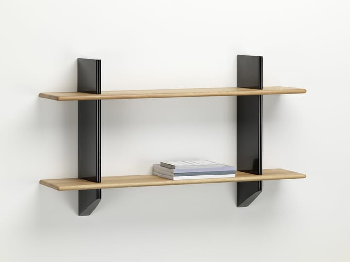 Rayonnage mural hylla, Oak-Deep black Vitra