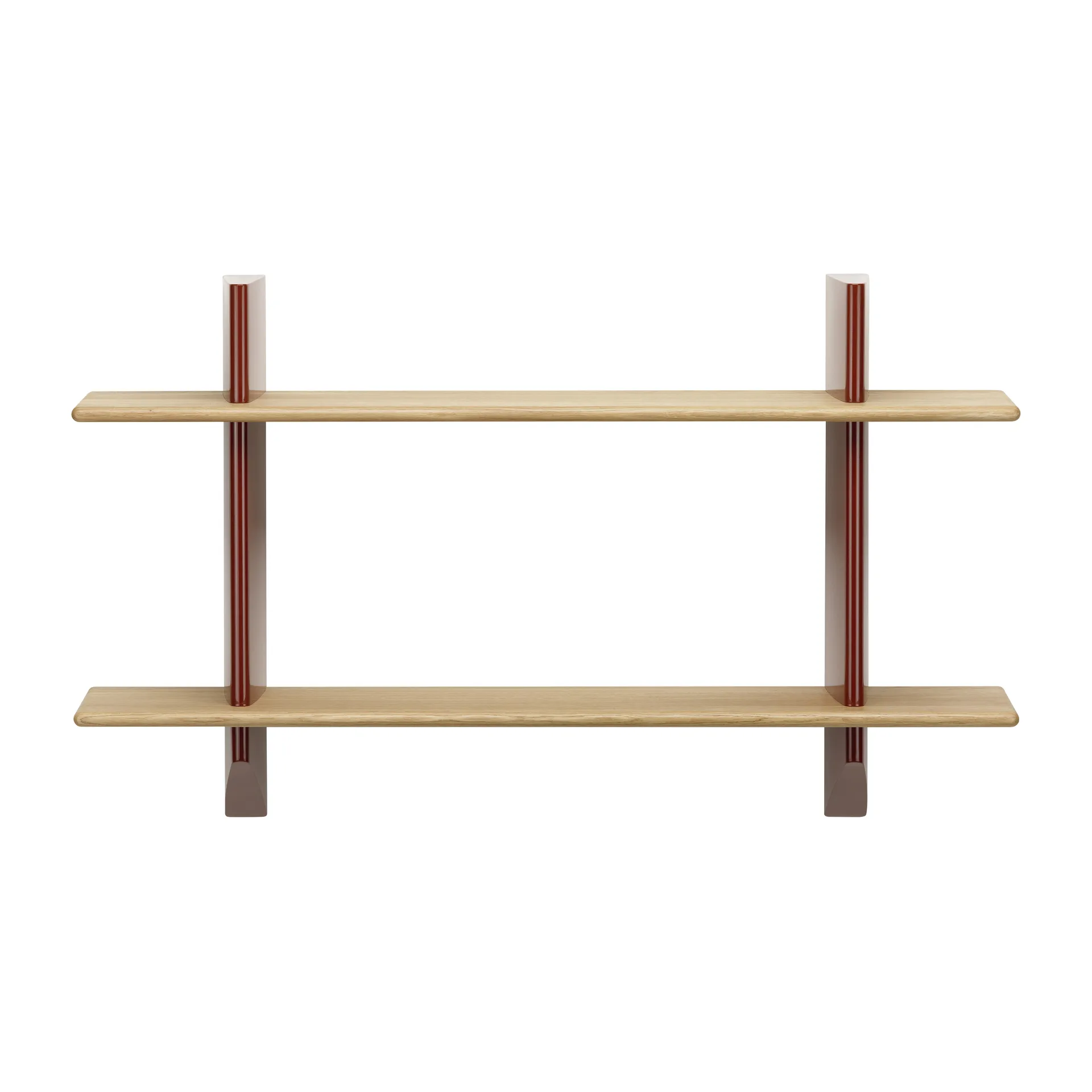 Rayonnage mural hylla, Oak-Japanese red Vitra