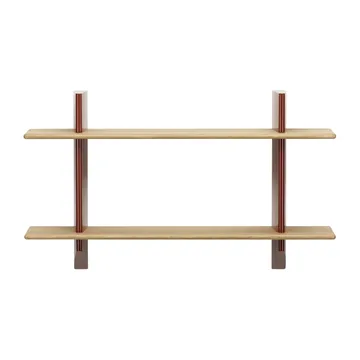 Rayonnage mural hylla - Oak-Japanese red - Vitra