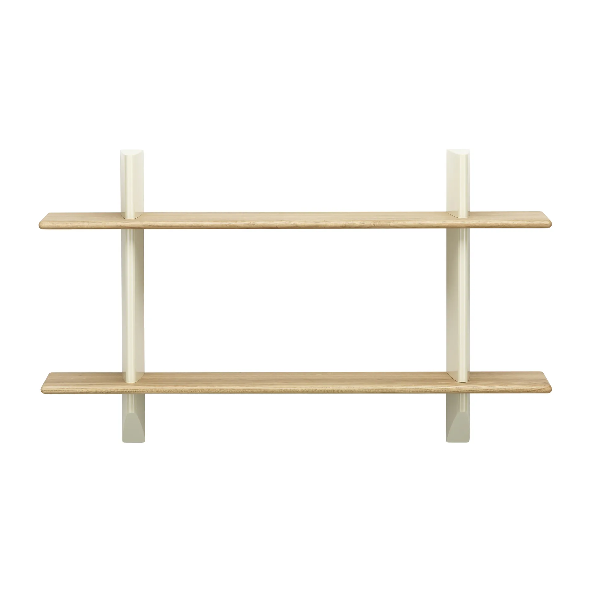 Rayonnage mural hylla, Oak-Prouvé blanc colombe Vitra