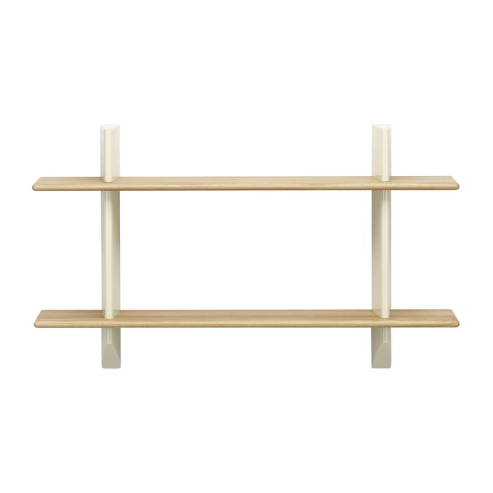 Rayonnage mural hylla - Oak-Prouvé blanc colombe - Vitra