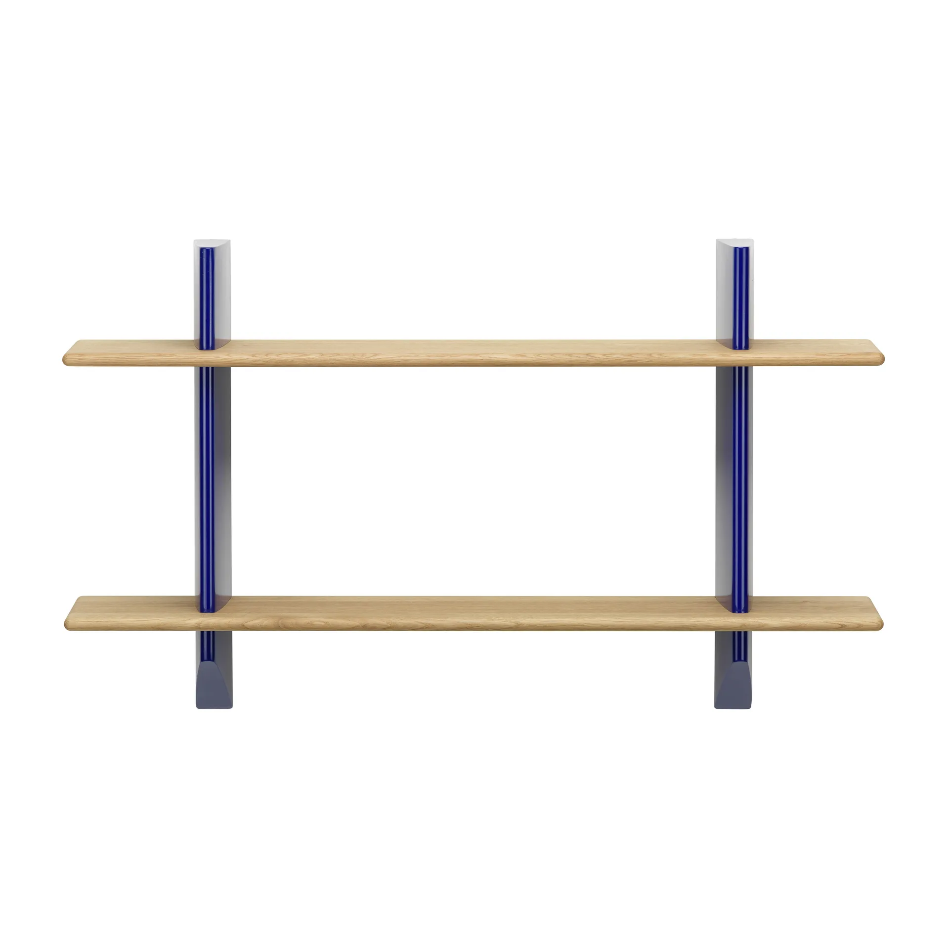 Rayonnage mural hylla, Oak-Prouvé bleu marcoule Vitra