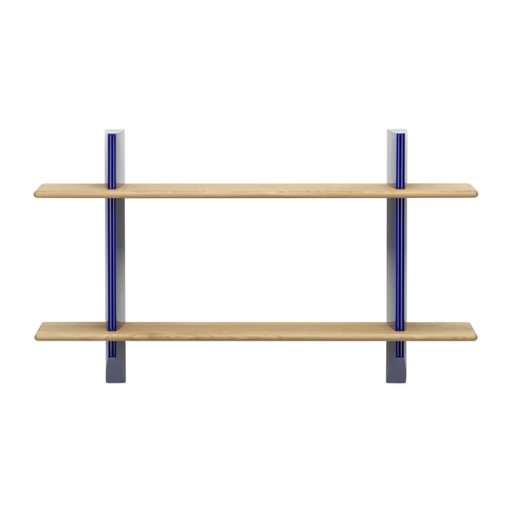 Rayonnage mural hylla - Oak-Prouvé bleu marcoule - Vitra