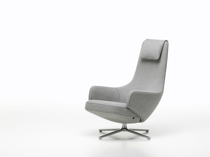 Repos fåtölj aluminiumstativ, Cosy 2 pebble grey Vitra