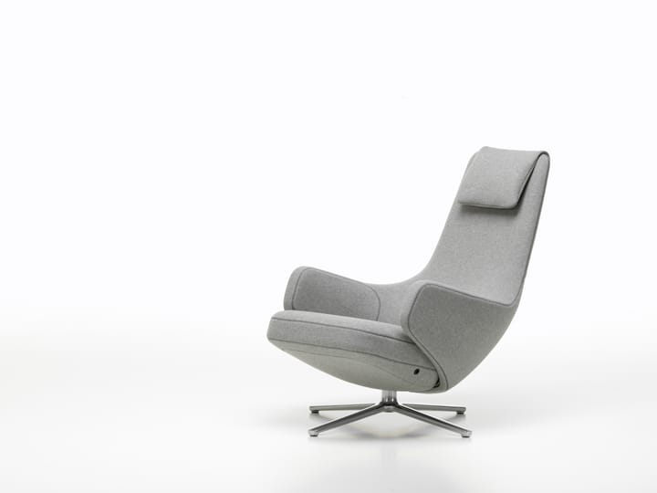 Repos fåtölj aluminiumstativ, Cosy 2 pebble grey Vitra
