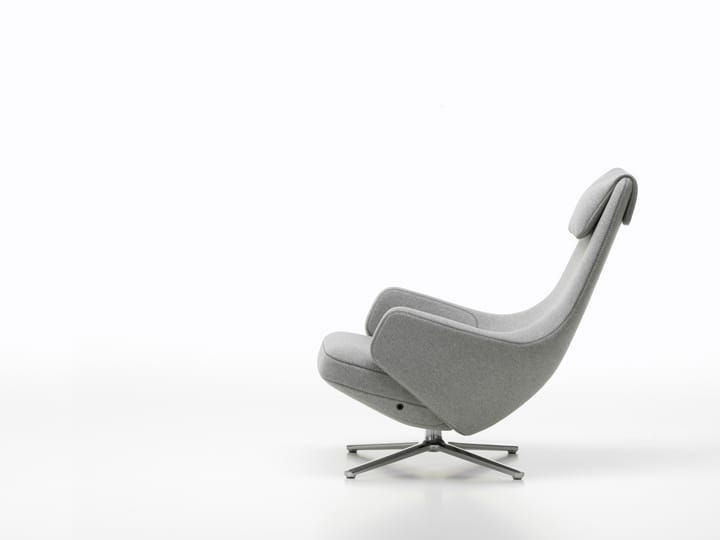 Repos fåtölj aluminiumstativ - Cosy 2 pebble grey - Vitra