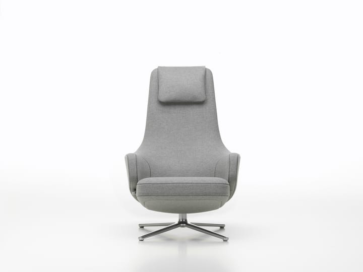 Repos fåtölj aluminiumstativ, Cosy 2 pebble grey Vitra