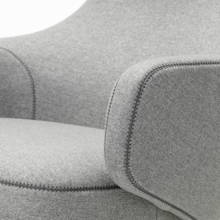 Repos fåtölj aluminiumstativ, Cosy 2 pebble grey Vitra