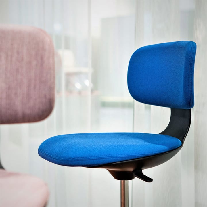 Rookie high deep black kontorsstol - Tress pale rose melange - Vitra