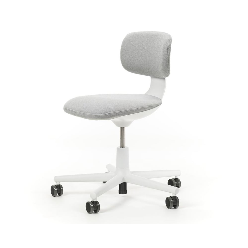 Vitra Rookie kontorsstol plano cream white/sierra grey- soft grey
