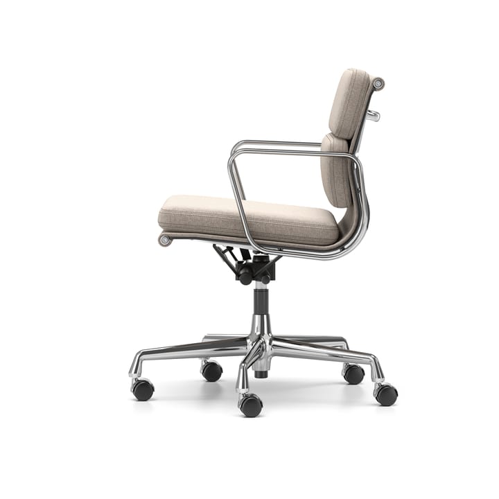 Soft Pad Chair EA 217 polerat kromstativ - Fossil - Vitra
