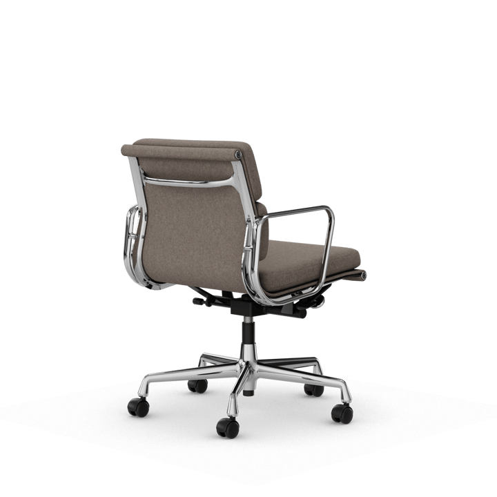 Soft Pad Chair EA 217 polerat kromstativ, Fossil Vitra